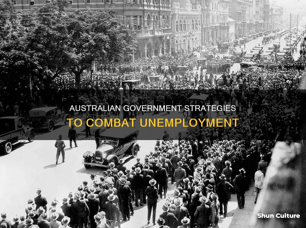 how does the australian government reduce unemployment
