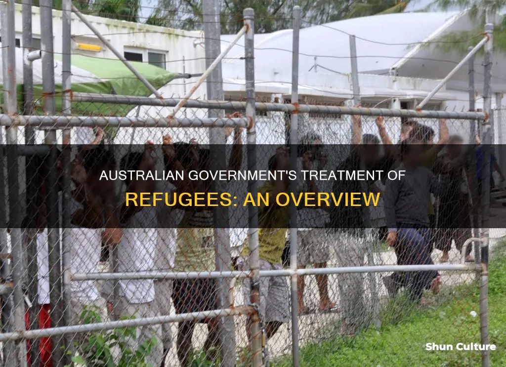 how does the australian government treat refugees