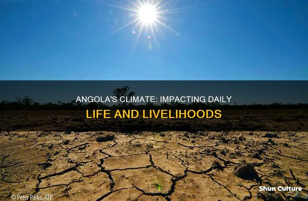 how does the climate affect life in angola