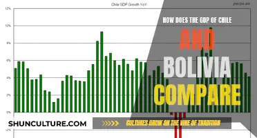 Chile vs Bolivia: GDP Comparison