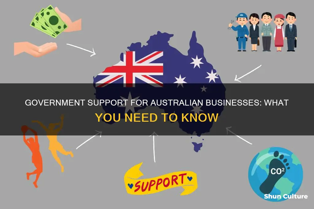 how does the government help businesses in australia