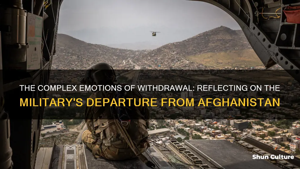 how does the military feel about leaving afghanistan