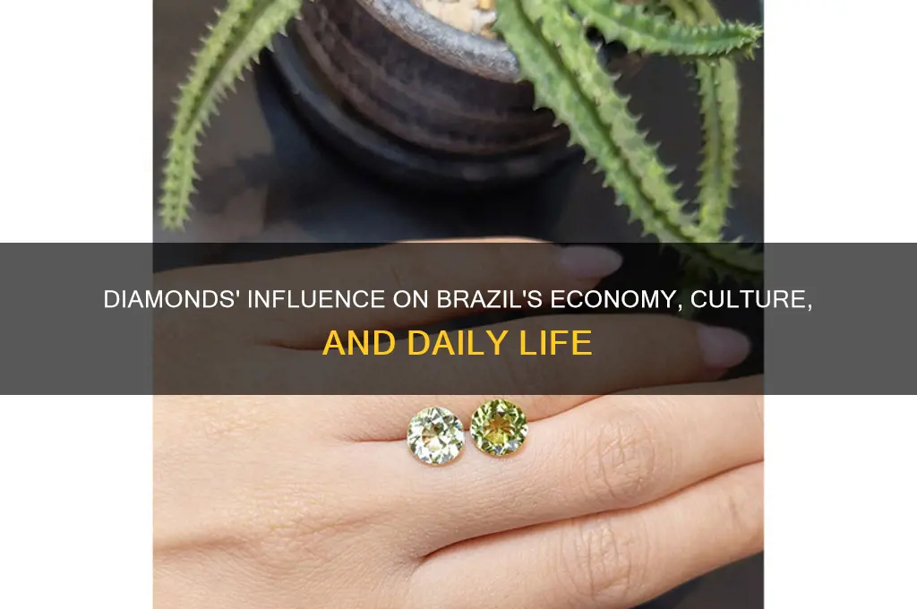 how does the natural resource diamonds impact lifestyle in brazil