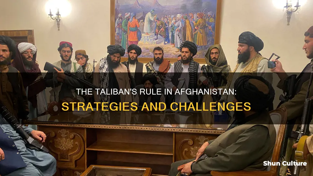 how does the taliban run afghanistan