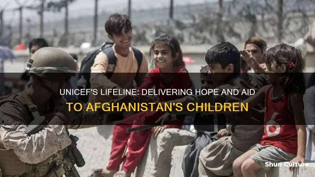 how does unicef help afghanistan