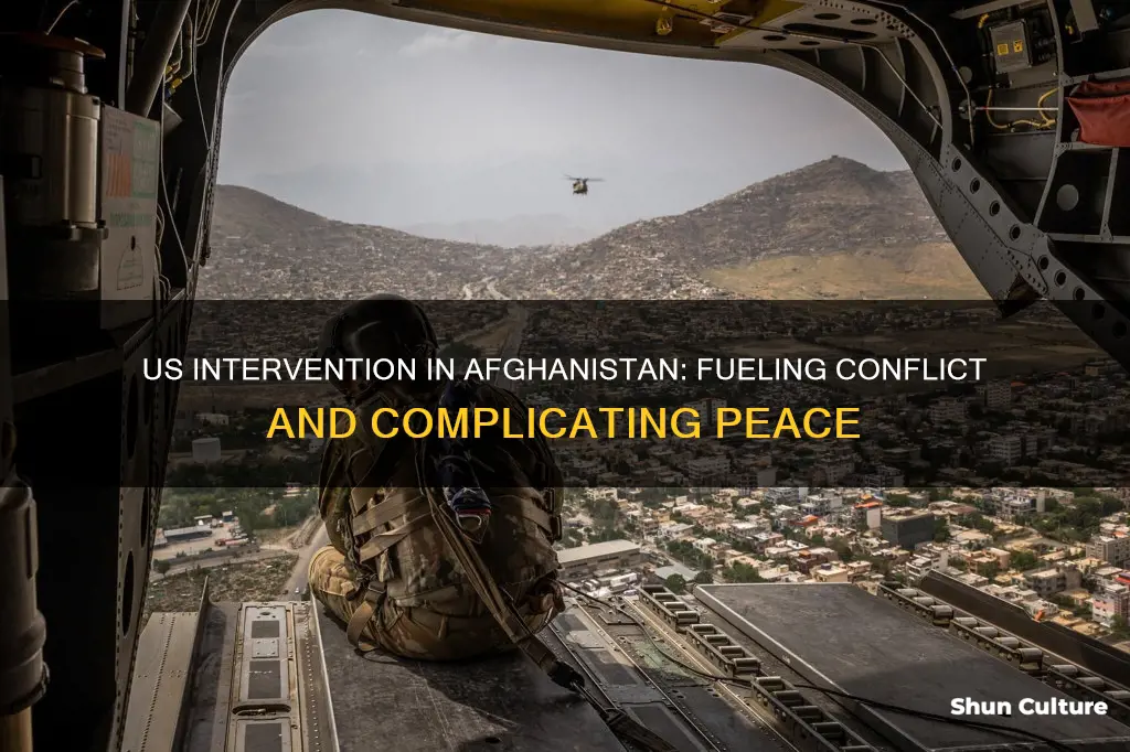 how does us intervention in afghanistan fuel the conflict