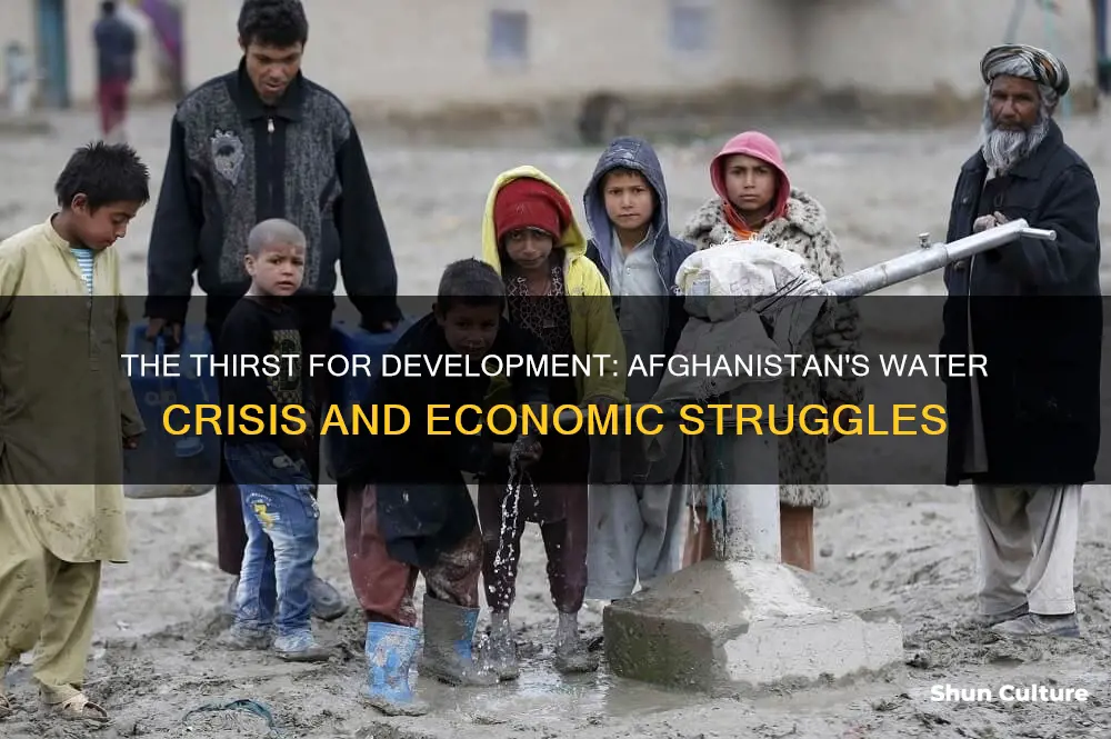 how does water scarcity impact the economy in afghanistan