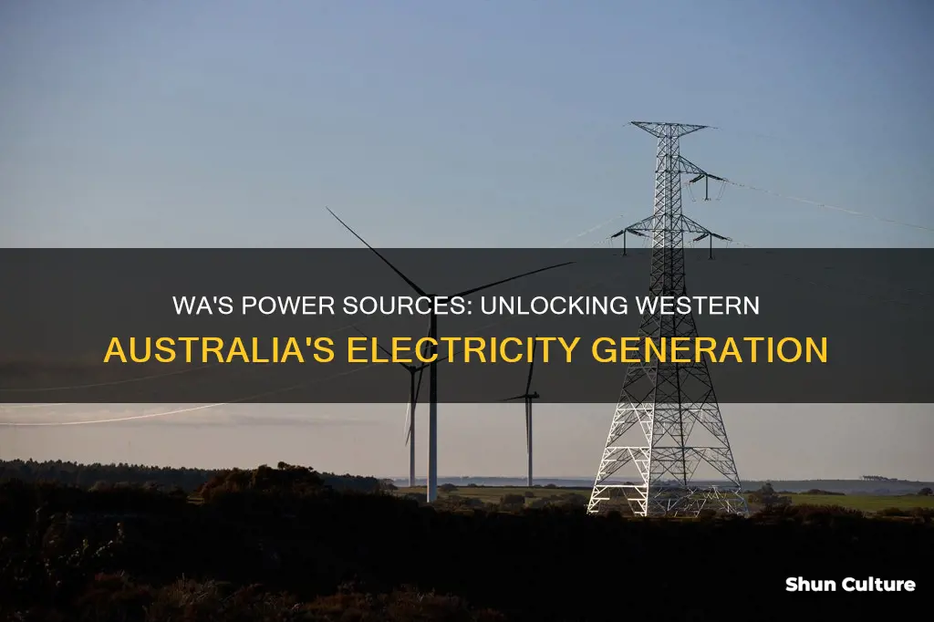 how does western australia generate electricity