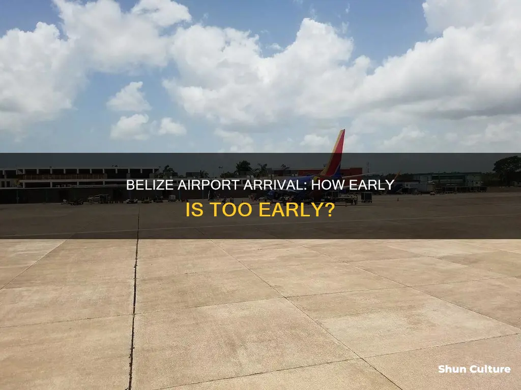 how early to arrive at belize airport