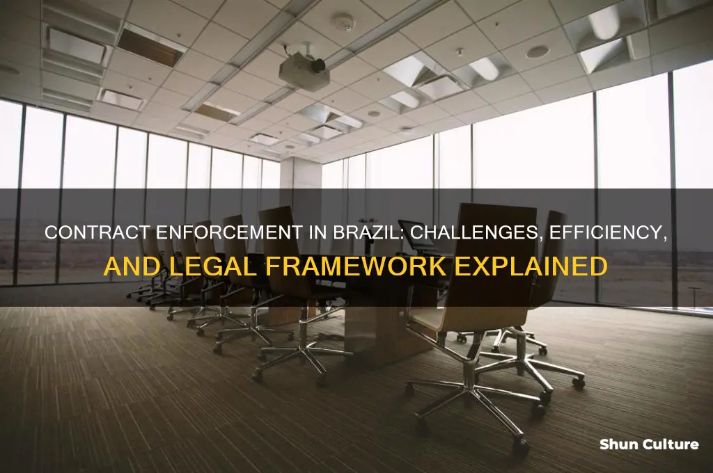how easealy are contracts enforced in brazil