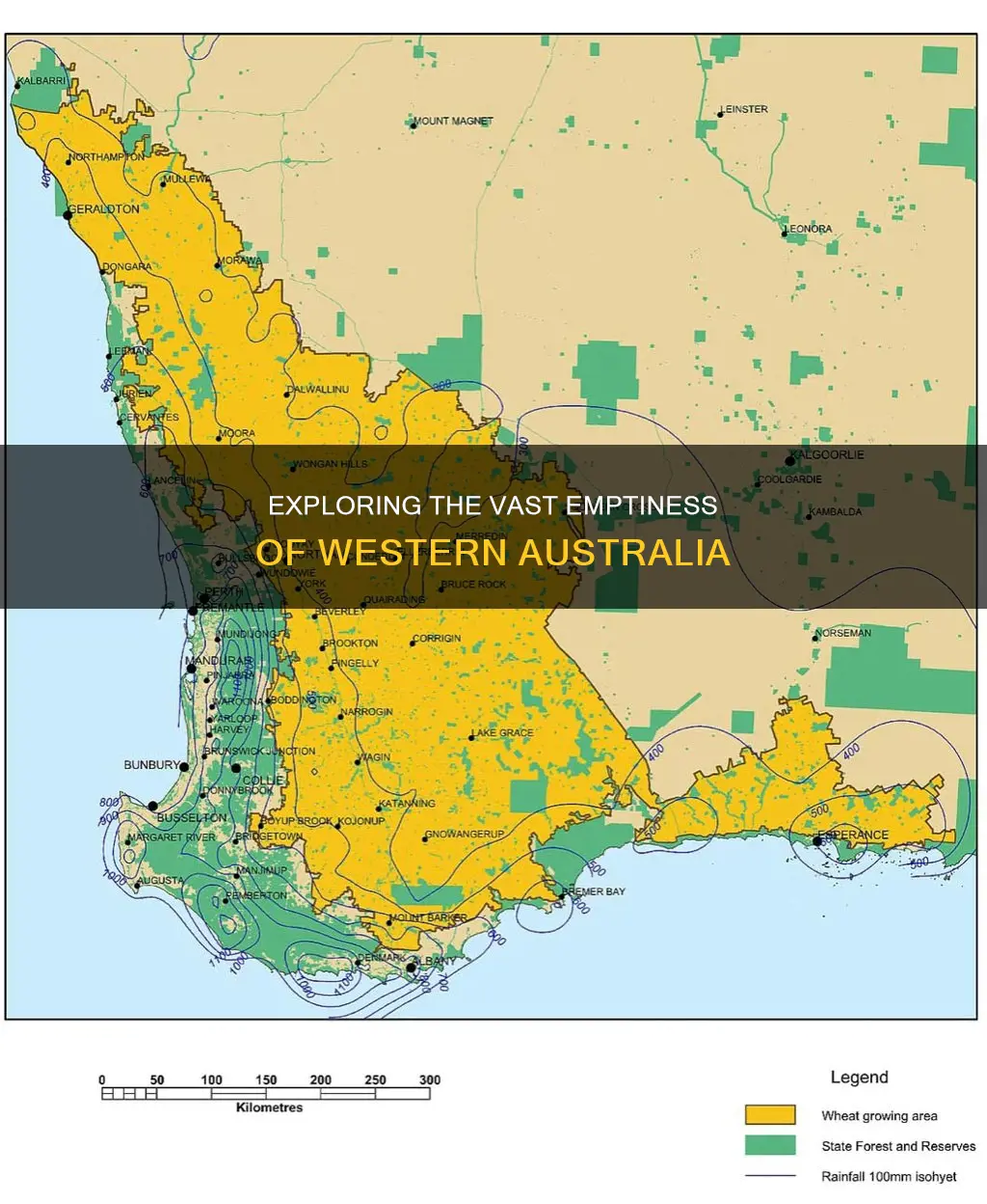 how empty is western australia
