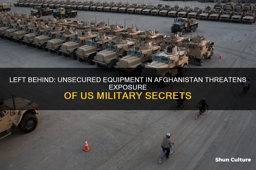 how equipment left in afghanistan will expose us secrets