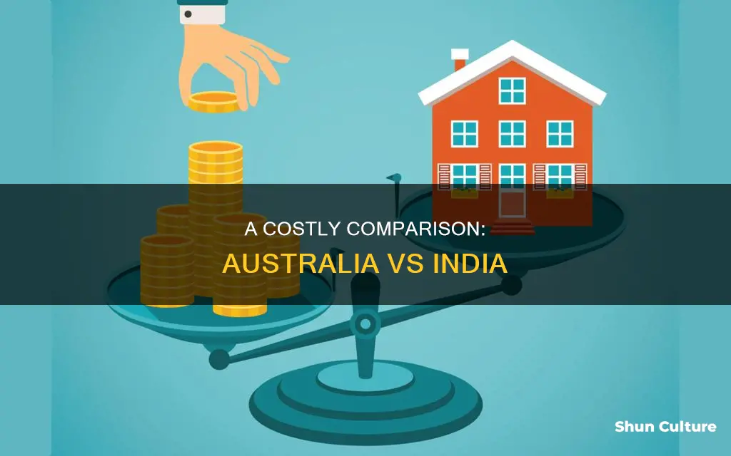 how expensive is australia compared to india