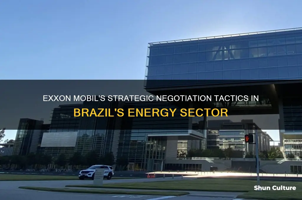 how exxon mobil negotiated in brazil