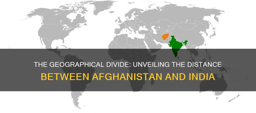 how far afghanistan from india