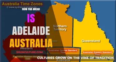 Adelaide, Australia: Time Ahead and More