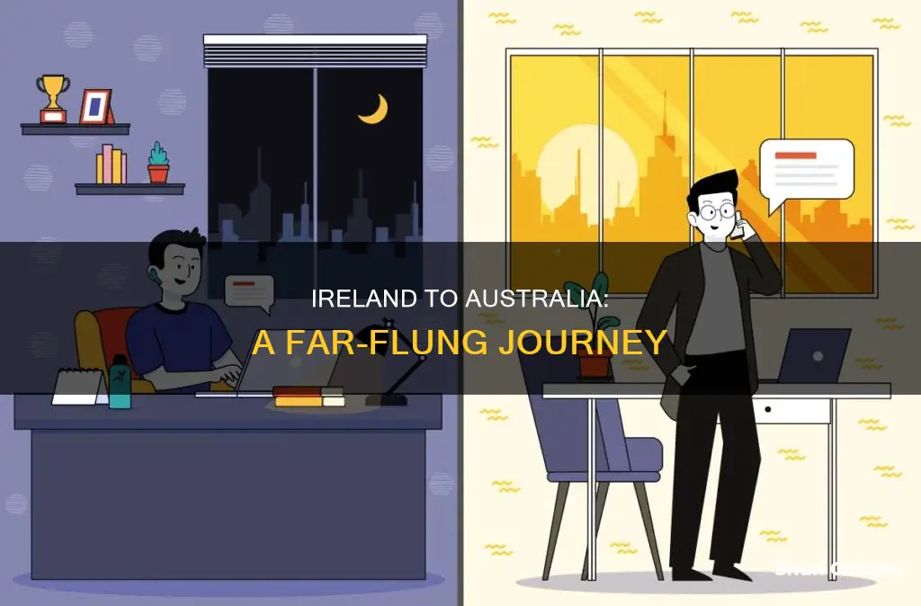 how far ahead is australia from ireland