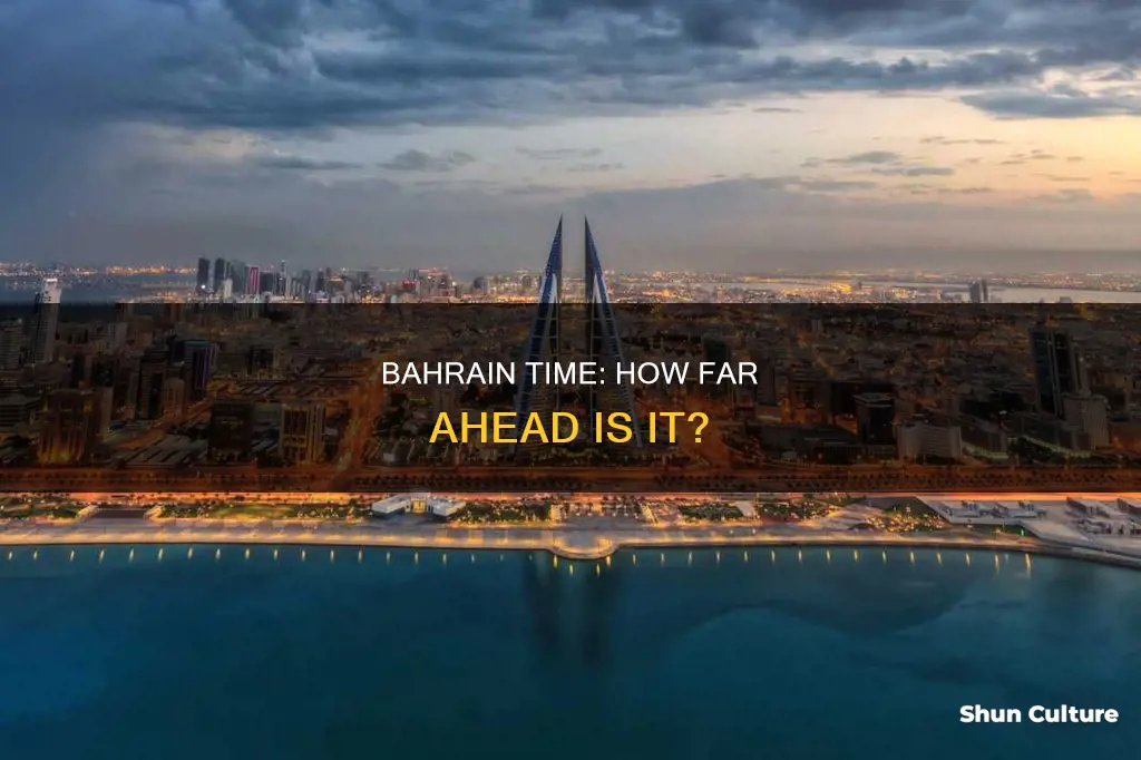 how far ahead is bahrain time