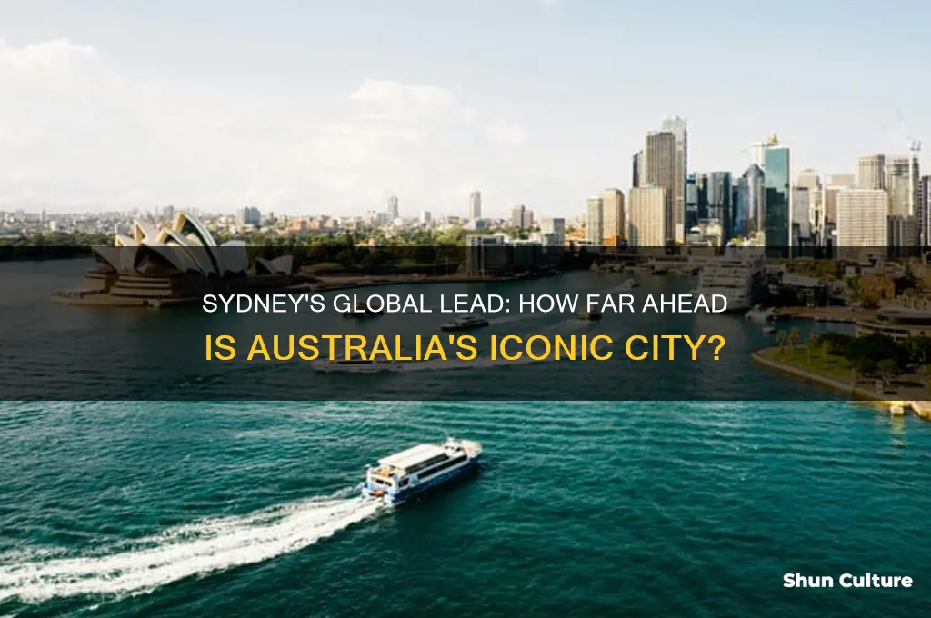 how far ahead is sydney australia