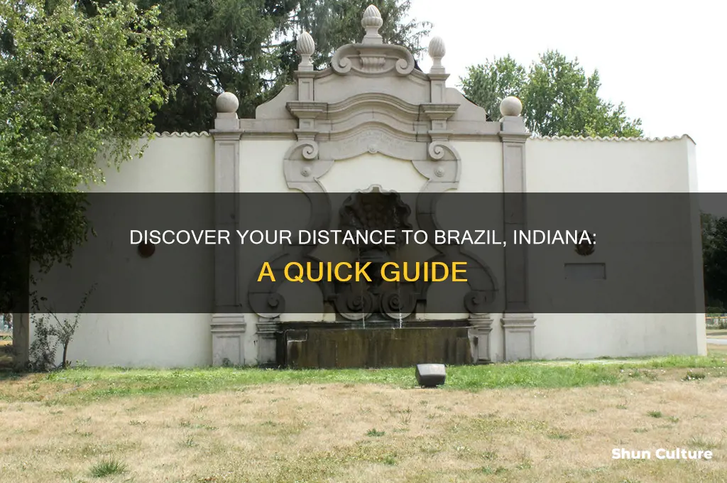 how far am I from brazil indiana