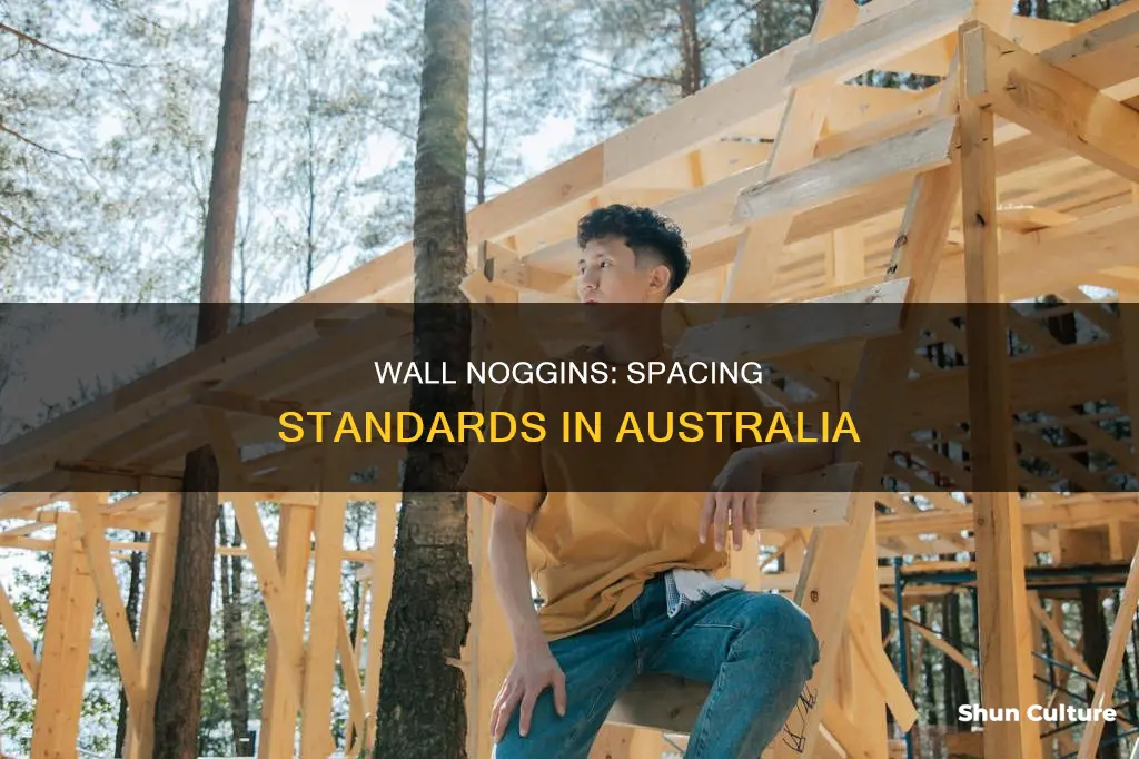 how far apart are wall noggins in australia