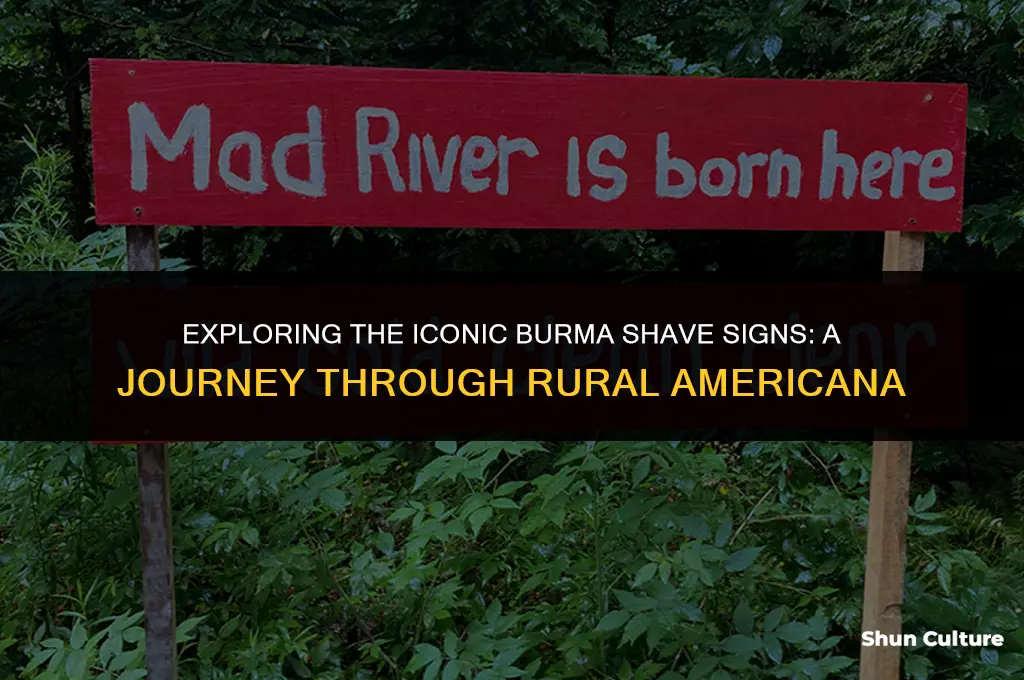 how far apart were burma shave signs