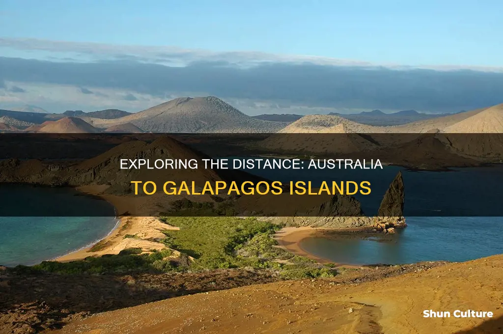 how far are the galapagos islands from australia