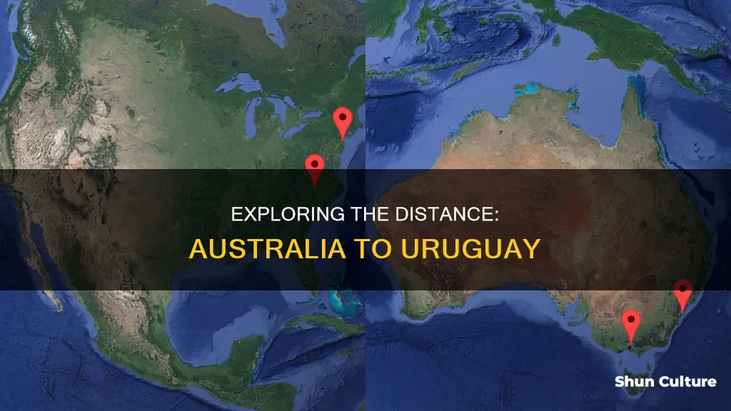 how far australia to uruguay