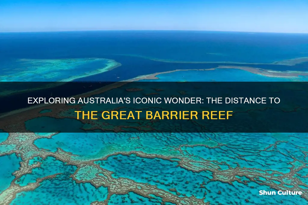 how far away from australia is the gbr