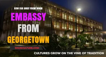 Exploring the Distance: Benin Embassy to Georgetown Journey