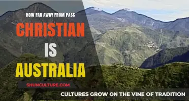 Pass Christian to Australia: How Far Away?