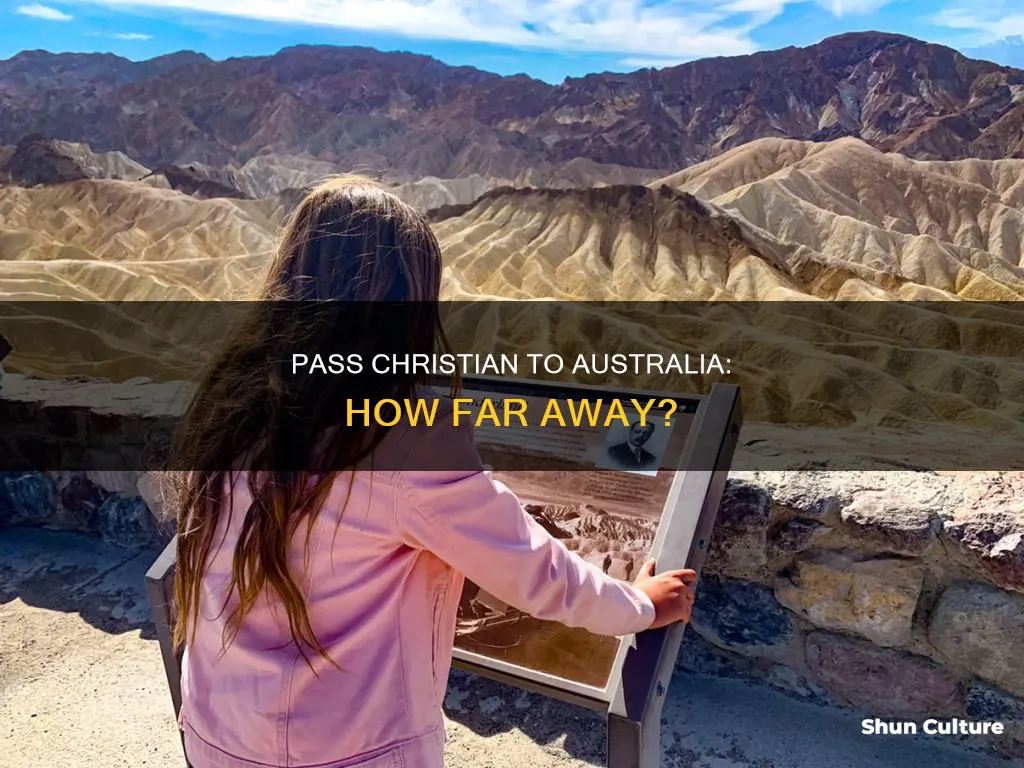 how far away from pass christian is australia
