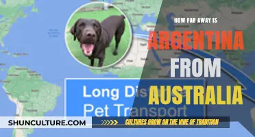 Travel Distance: Argentina to Australia