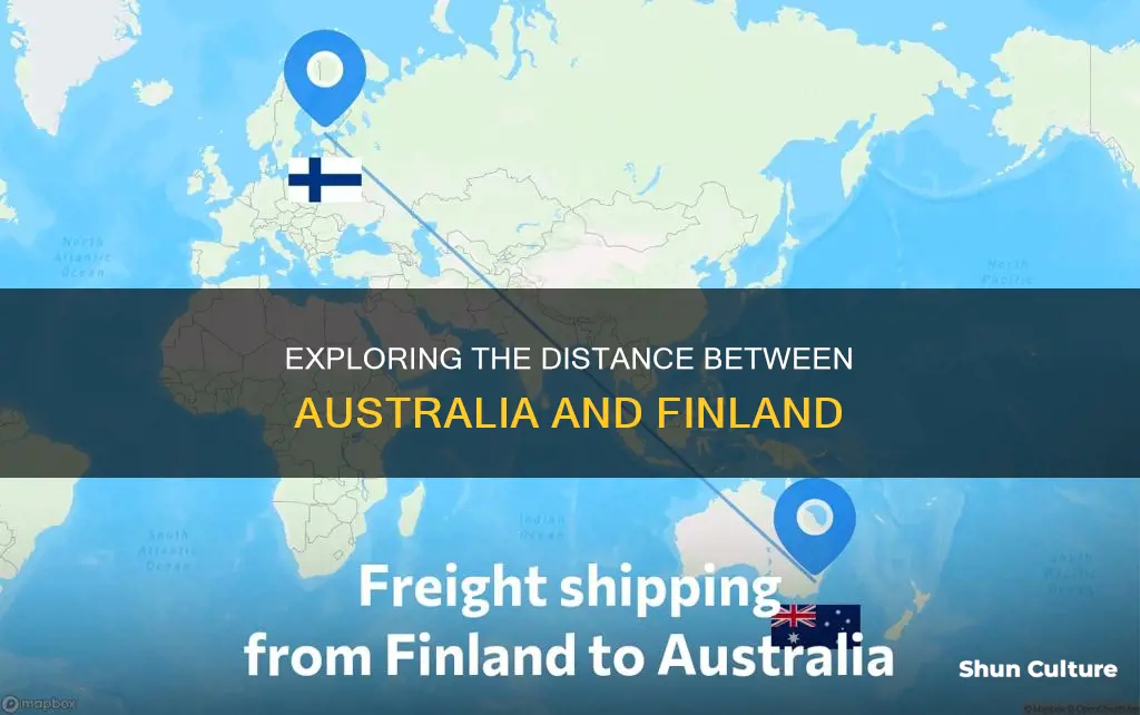 how far away is australia from finland