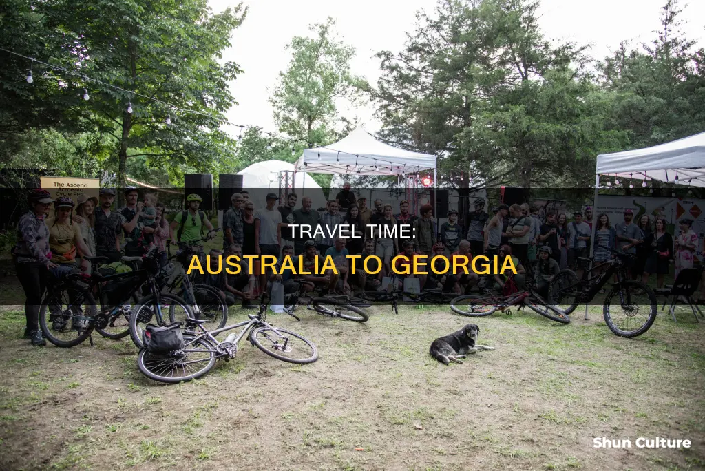 how far away is australia from georgia