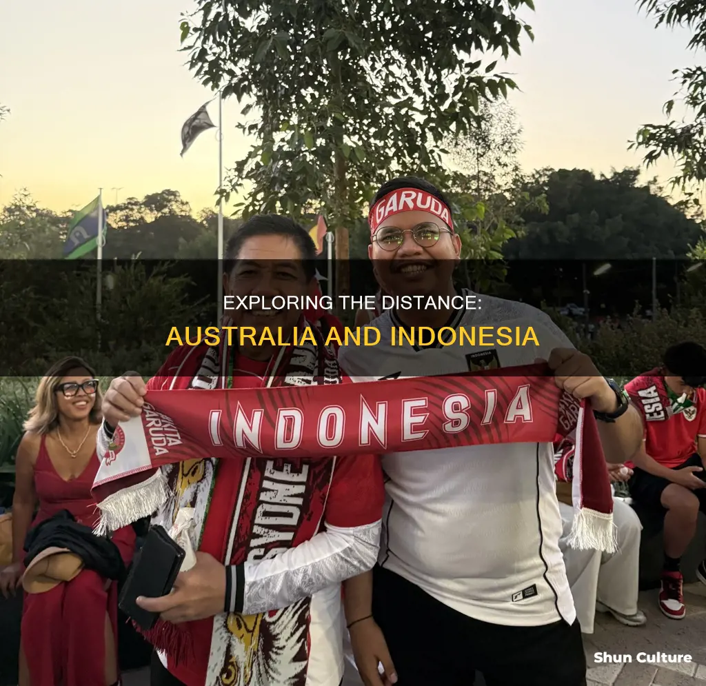 how far away is australia from indonesia