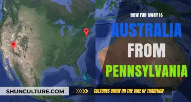 Pennsylvania to Australia: Miles and Miles Away