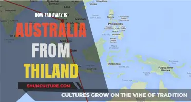 Exploring the Distance: Australia and Thailand's Separation