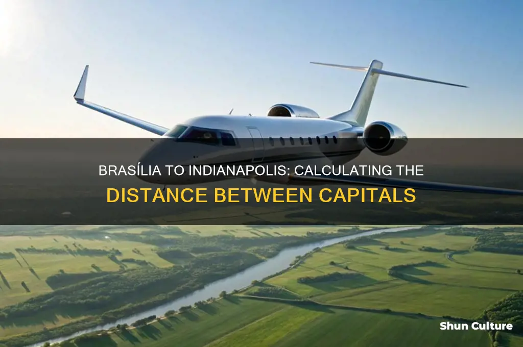 how far away is brasilia brazil from indianapolis indiana