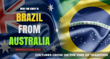 Travel Distance: Brazil to Australia