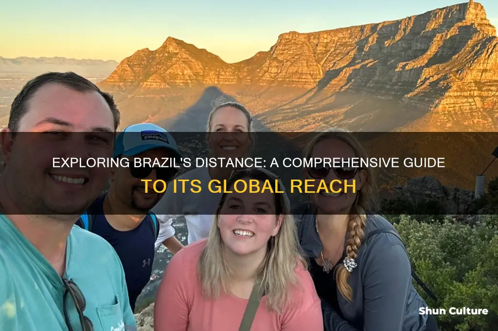 how far away is brazil