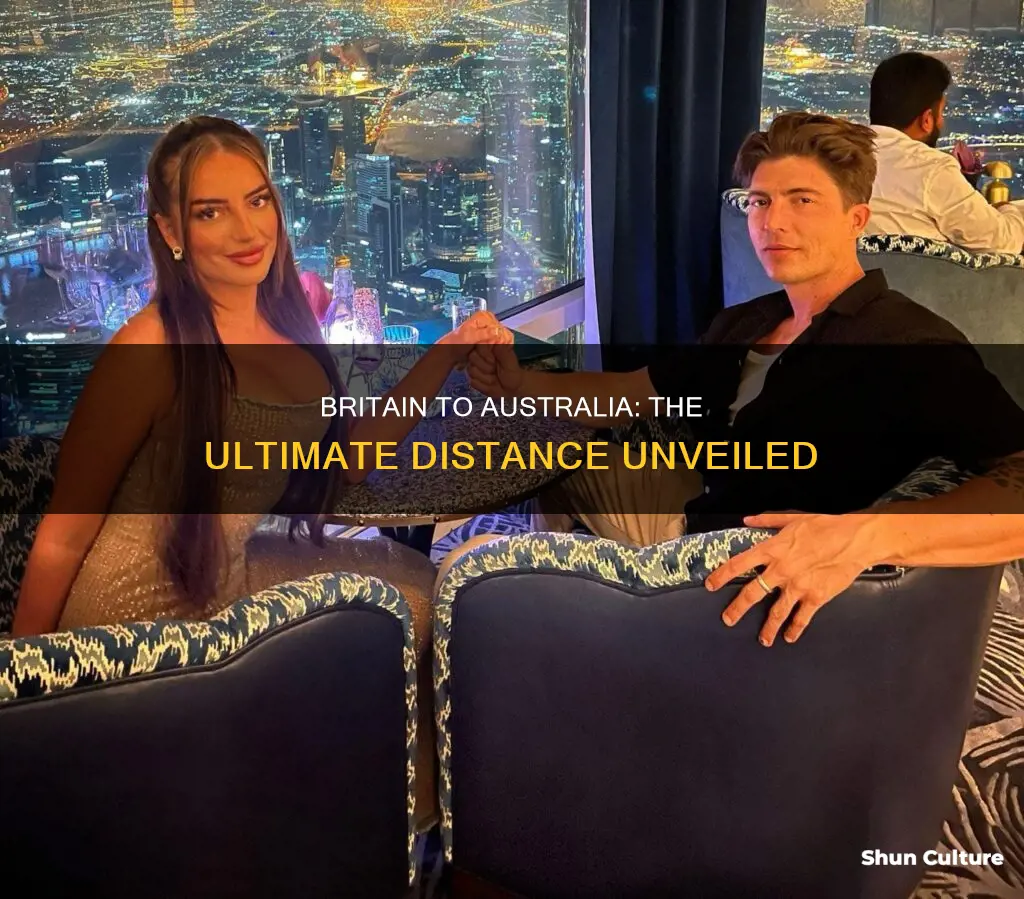 how far away is britain from australia