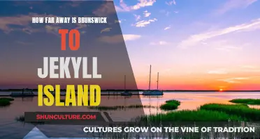 Brunswick to Jekyll Island: How Far?