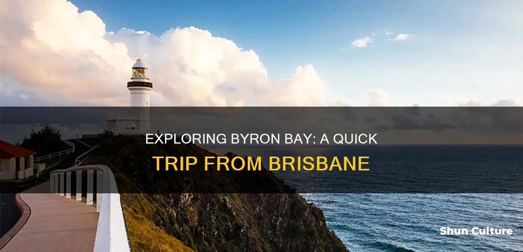 how far away is byron bay australia from brisbane