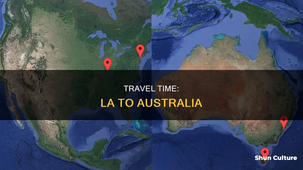how far away is la from australia