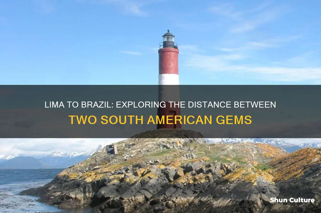 how far away is lima peru for brazil