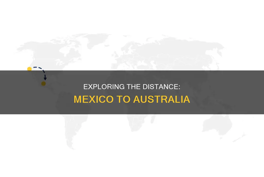 how far away is mexico from australia