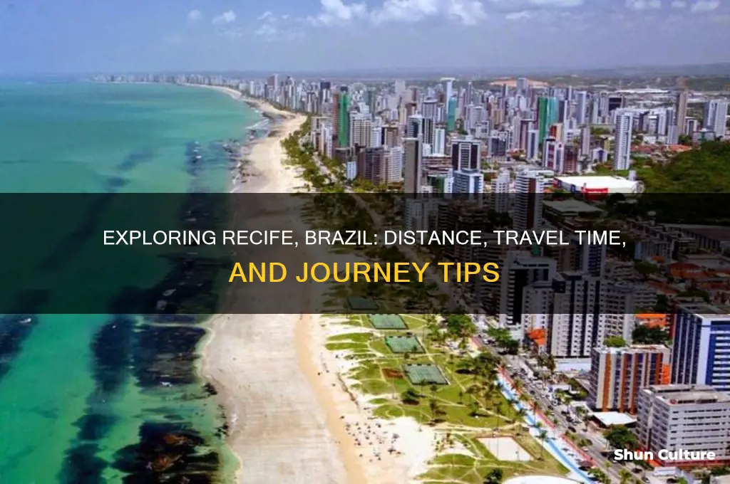 how far away is recife brazil