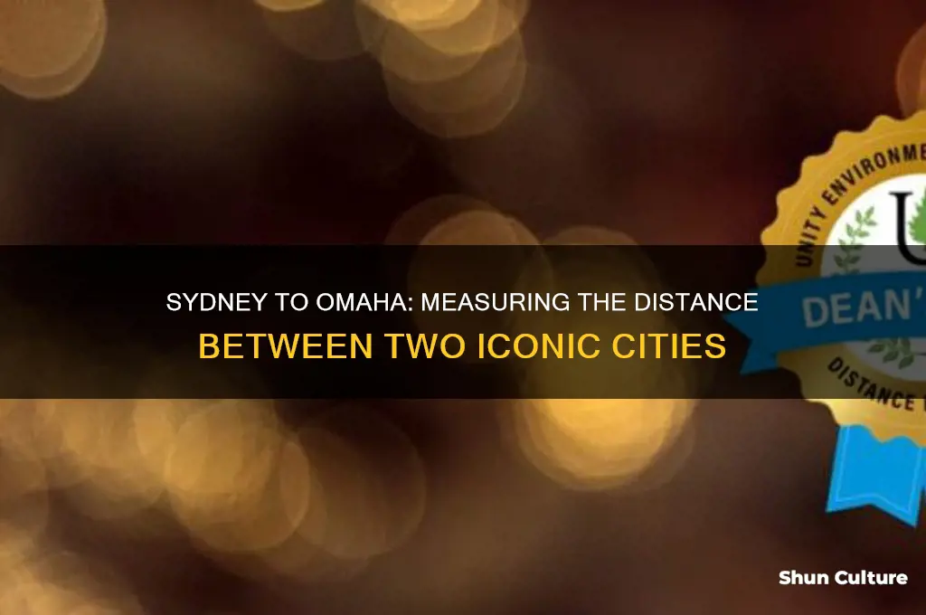 how far away is sydney australia from omaha nebraska
