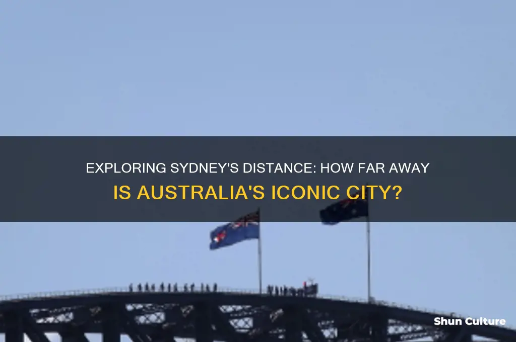 how far away is sydney australia
